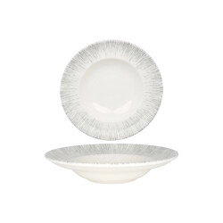 Bonna Pastabord iris porselein 27 cm (400cc) set van 2