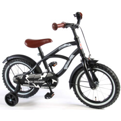 Volare Bicycles Volare black cruiser kinderfiets 95% afgemonteerd