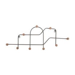 Present Time coat rack maze cool grey