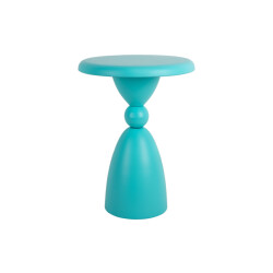 Leitmotiv bijzettafel folly outdoor turquoise blue