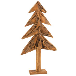 J-Line boom stukken teak hout large 60x24x120cm