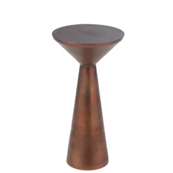 J-Line tafel tri aluminium brons 33x33x64cm
