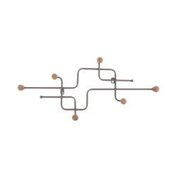 Present Time coat rack metro cool grey
