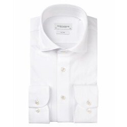 Profuomo Knitted mercerised overhemd met lange mouwen