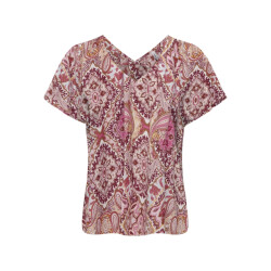 Only onlnova life vis s/s emmy top aop 15291289 ibis rose