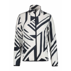 Luhta ellala fleece sweater met rits dames -