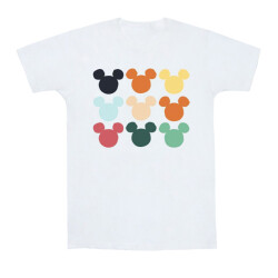 Li-cense Disney heren mickey mouse hoofden vierkant t-shirt