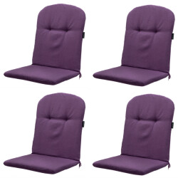 Madison kuipstoelkussen hoge rug panama purple 45x96cm 4 stuks