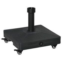 4goodz ® outsunny 20 kg vulbare parasolvoet met wielen 38/48mm