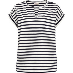 Free Quent Fqviva tee 7102 white-navy r