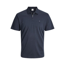 Jack & Jones jprrodney ss zip polo styd ss25 12286330 night sky
