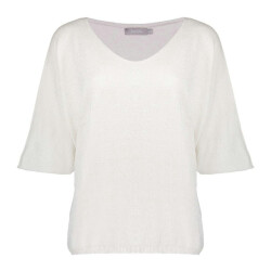 Geisha pullover v-neck 3/4 sl 54050-70 721 light sand/silver