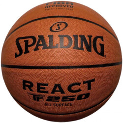 Spalding & Bros  React tf 250 logo leren basketbal