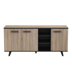 CaliCosy Buffet 3 deuren en 3 nissen l160,7 cm wayne