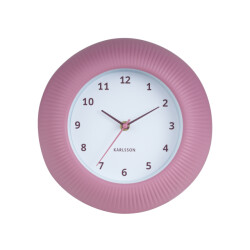 Karlsson wandklok tender rib rose tan- Ø25cm