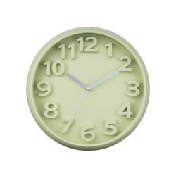 Karlsson wandklok elevated classic numbers tea green- Ø33,5cm