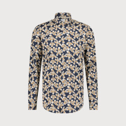 Blue Industry Bloemenprint stretch shirt |
