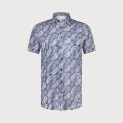 Blue Industry All-over print korte mouw overhemd |