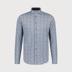 Blue Industry Ruitenmotief stretch overhemd |