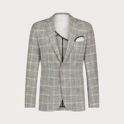 Blue Industry Cotton linnen colbert |