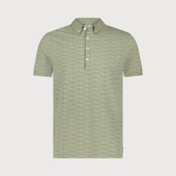 Blue Industry Polo met mini design |