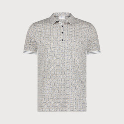 Blue Industry De microprint polo |
