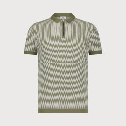 Blue Industry Gebreide polo met ritssluiting |