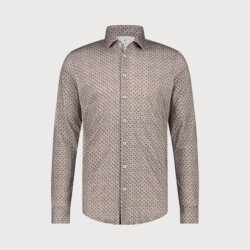 Blue Industry Gebreid polka-dot overhemd |