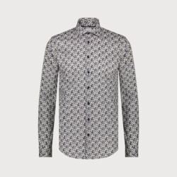 Blue Industry Katoenen print overhemd |