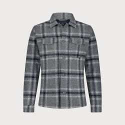 Blue Industry Ruitmotief wolmenging overshirt |