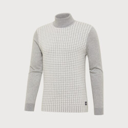 Blue Industry Koltrui met pied de poule motief |