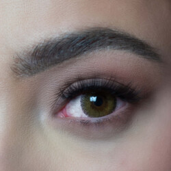 DEZZY'S Kleurlenzen | blisterpack | ochre brown ( jaarlenzen)