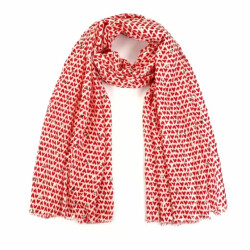 Sunset shawl sh70117 rood combi