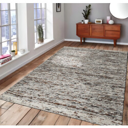 Velaar Vloerkleed flawless bruin – geweven wol laagpolig tapijt- 160x230 cm