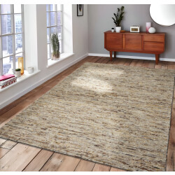 Velaar Vloerkleed flawless bruin – geweven wol laagpolig tapijt- 160x230 cm