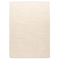 Velaar Vloerkleed japandi bermuda 100% wol laagpolig tapijt - 160x230 cm