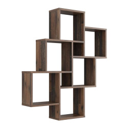 CaliCosy Drijvende wandplank 8 compartimenten laurio