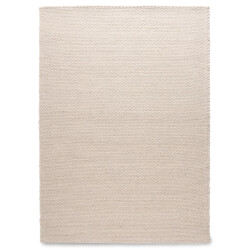 Velaar Vloerkleed mckenna – 100% wol laagpolig tapijt grijs- 190x290 cm