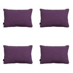 Madison sierkussen panama purple ca. 40x60 cm set van 4
