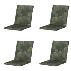 Madison stapelstoelkussen circle green ca. 97x49 cm set van 4