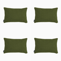 Madison sierkussen moss green canvas eco+ ca. 30x50 cm set van 4