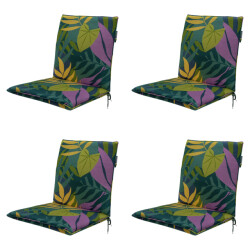 Madison stapelstoelkussen iven green ca. 97x49 cm set van 4