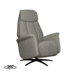 Label51 Fauteuil oslo truffel boucle