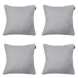 Madison sierkussen napels grey ca. 50x50 cm set van 4