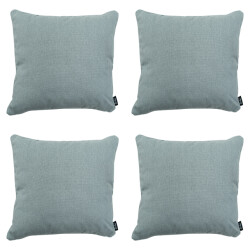 Madison sierkussen silver canvas eco+ ca. 50x50 cm set van 4