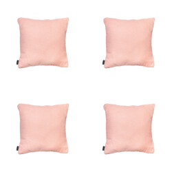 Madison sierkussen napels salmone ca. 50x50 cm set van 4
