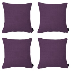 Madison sierkussen panama purple ca. 45x45 cm set van 4