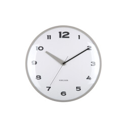 Karlsson wandklok brisk dome donker- Ø40cm