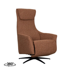 Label51 Fauteuil lund coral boucle