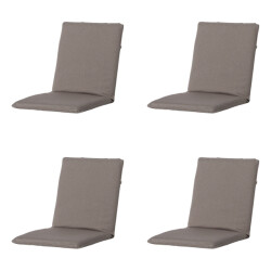 Madison stapelstoelkussen manchester ca. 97x49 cm set van 4